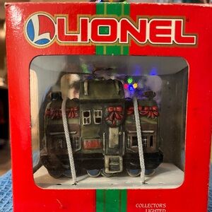 Collectable Holiday Lionel Train Lighted Ornament